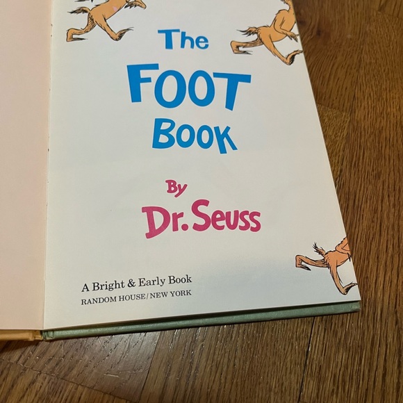 Vintage Dr. Seuss book club edition 1968 The Foot Book Children RARE Copy - Picture 4 of 11